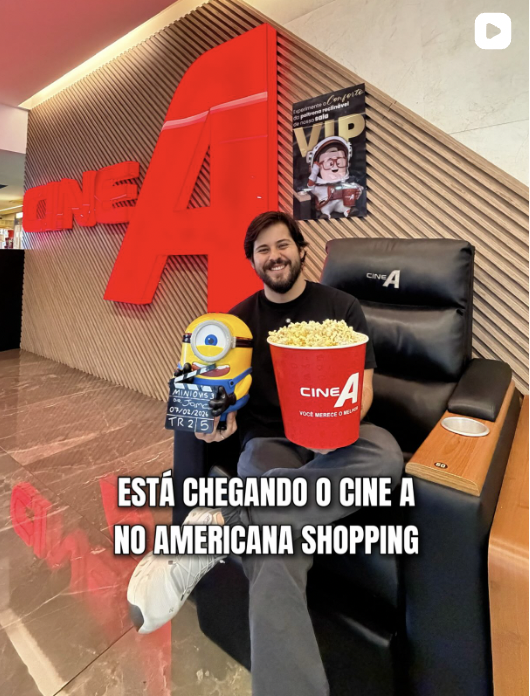 O TÃO ESPERADO CINEMA DO AMERICANA SHOPPING TÁ CHEGANDO! VEM AÍ O CINE A AMERICANA 🎬🍿🔥