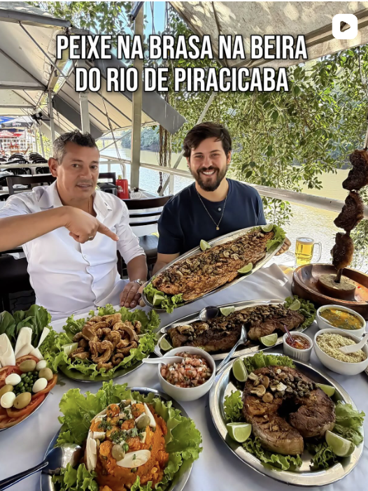 PEIXE NA BRASA E CLIMA DE RUA DO PORTO EM PIRACICABA 🐟🔥