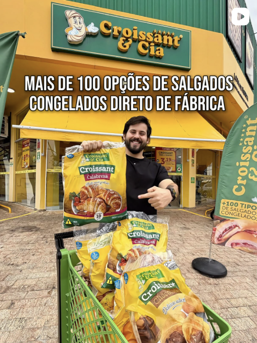 MAIS DE 100 OPÇÕES DE SALGADOS CONGELADOS DIRETO DA FÁBRICA EM SANTA BARBARA D’OESTE 😱🥐